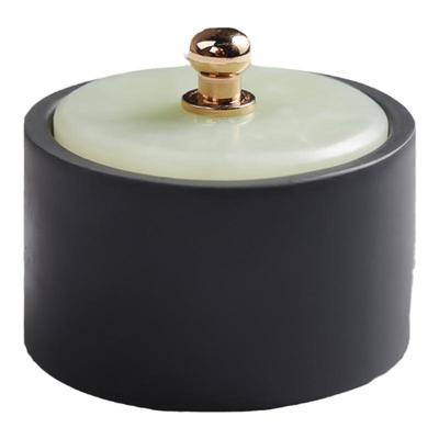 玉石带盖砚台墨池迷你小巧