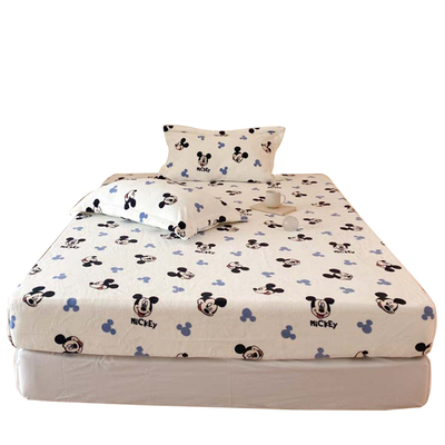 加厚保暖加绒床笠不掉毛牛奶绒