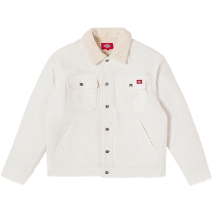 Dickies帝酷适工装仿羊羔绒秋冬夹克保暖休闲款外套男女情侣同款