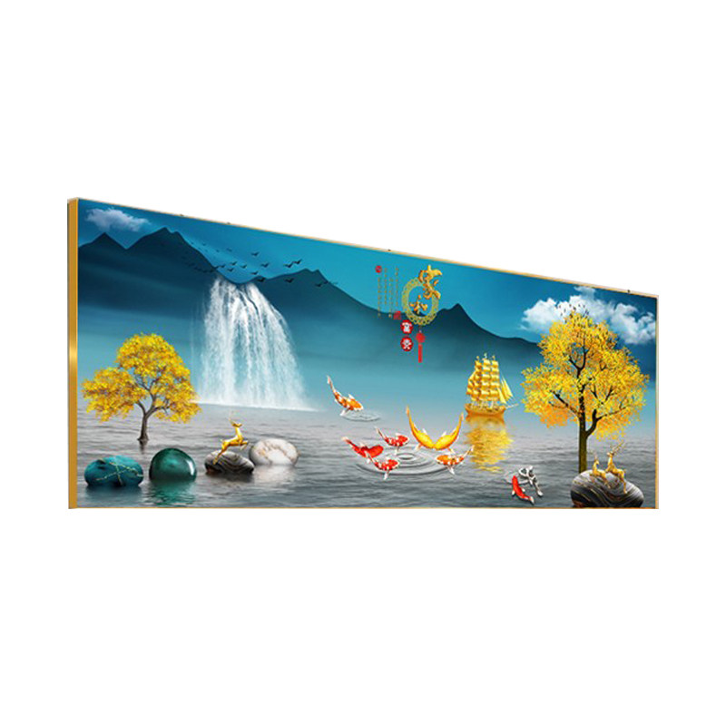 画世纪客厅装饰画新中式有框壁画