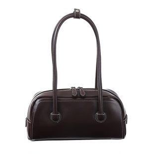 芝士商店~韩系小众波士顿包女秋冬腋下保龄球包包手提单肩法棍包