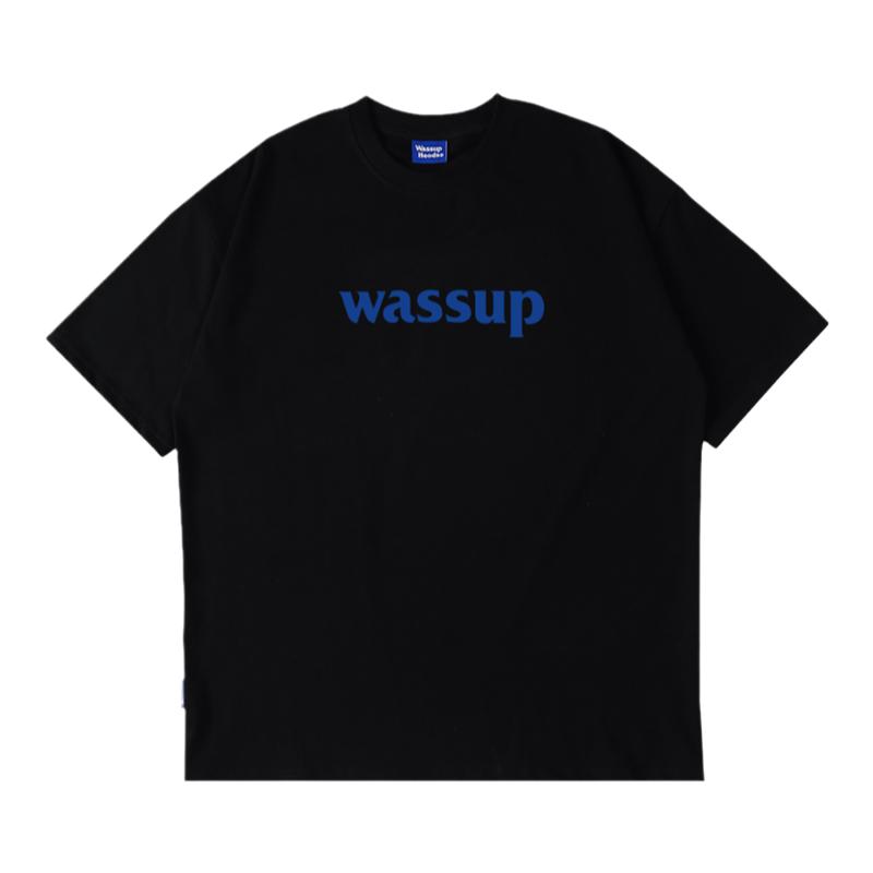 字母潮牌短袖T恤WASSUPHEODS