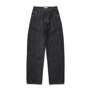 Kip Market 2025新款美式休闲百搭高腰显瘦修身弯刀阔腿牛仔裤女