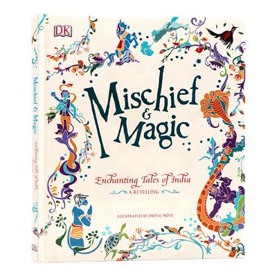 英文原版 DK 神话民间故事和传说故事绘本 Mischief & Magic: Enchanting Tales of India  精装系列图书 青少年课外读物