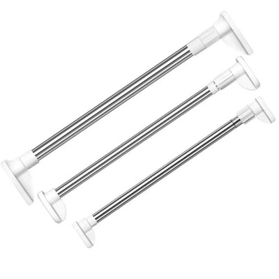 【全网热卖！】免打孔伸缩晾衣杆