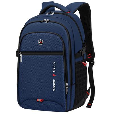 轻便防水大容量双肩包可套行李箱