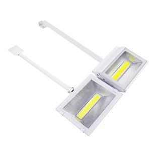 led展会铲子灯三色防水免布线店铺背景墙喷绘展览长臂射灯可串联