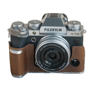 北摄xt5手柄保护套xt50手柄真皮套xe5xt30配件xm5相机套相机包壳