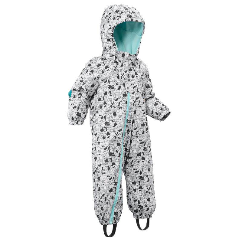 迪卡侬婴儿滑雪连体服温暖干爽