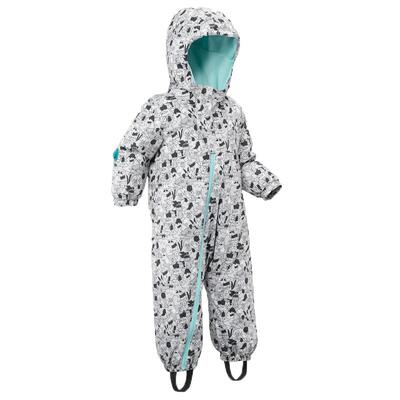 迪卡侬婴儿滑雪连体服温暖干爽