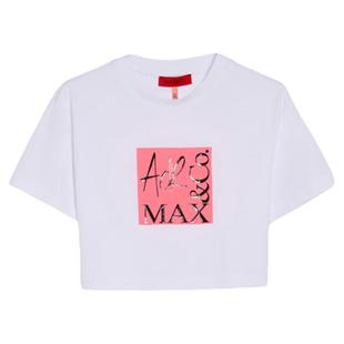 MAX&Co.De-Coated棉质logoT恤3974043203001