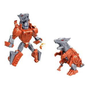 新乐新合金变形五合体机器人2280仿真鹰龙狼狮虎模型机甲儿童玩具