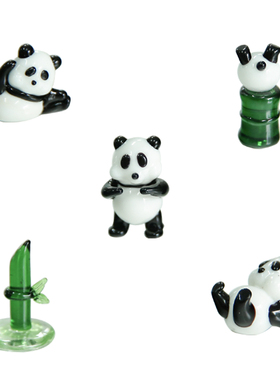 七隐玻璃摆件可爱桌面/车载