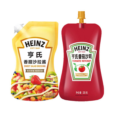 亨氏沙拉酱番茄酱组合