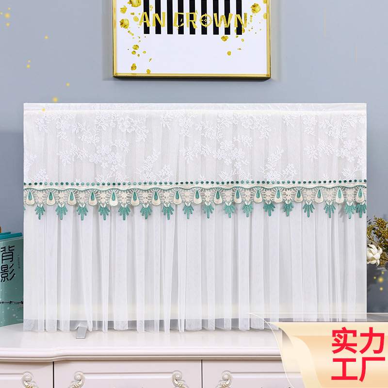 新款壁挂高档电视机防尘罩开机式台式罩盖取寸布套挂液晶电视55不