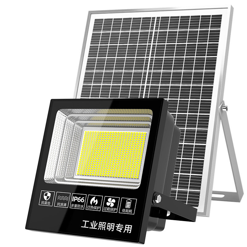 太阳能户外灯路灯家用庭院防水投光灯1000W新型农村院子照明超亮
