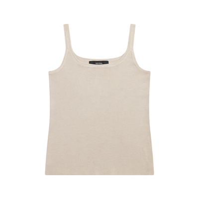 THESOONG/裸感背心 100%三醋酸细密爽滑感基础背心上衣HWBX8488