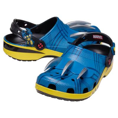 Crocs卡骆驰洞洞鞋漫威联名金刚狼凉拖狼爪造型夏季户外沙滩凉鞋