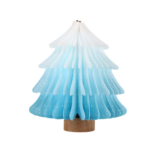 TEAMGREEN聖誕樹燈扇子燈雪花圣诞树节日发光创意手工diy摆件礼物