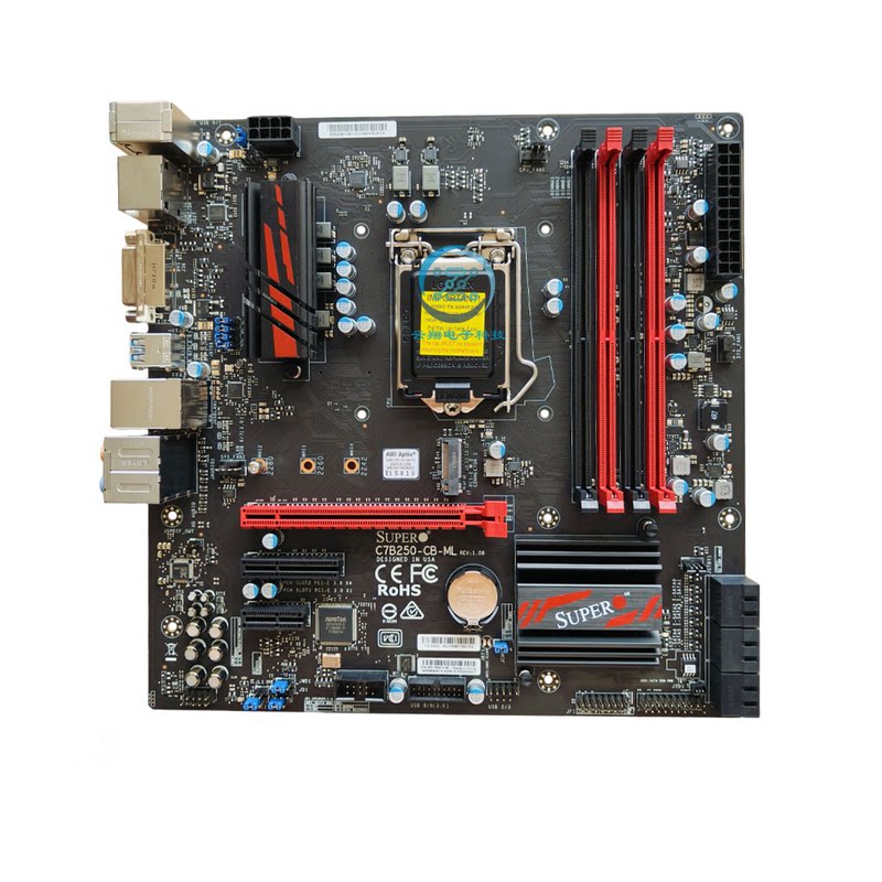 超微主板C7B250-CB-ML全新