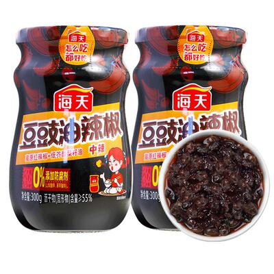 海天豆豉油辣椒酱300g