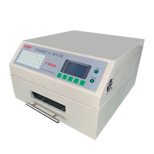 小型回流焊机普惠T-962A智能焊接红外电子元件PCB桌面抽屉回流炉