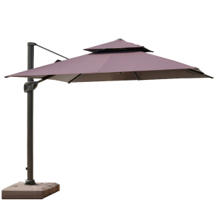 户外遮阳伞庭院户外伞带桌椅摆摊大型太阳伞外摆罗马伞别墅遮阳棚