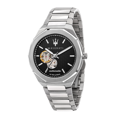 玛莎拉蒂机械表男镂空防水送男友