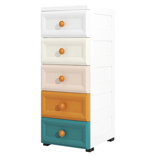 20/25/30cm卫生间夹缝收纳柜抽屉式塑料储物柜子厨房缝隙柜置物架