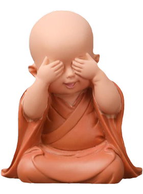 林卡森创意家居装饰品小和尚摆件