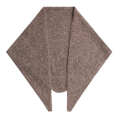 COLINWANG-自在棱光|意大利进口CARIAGGI羊绒/羊毛针织三角巾围巾
