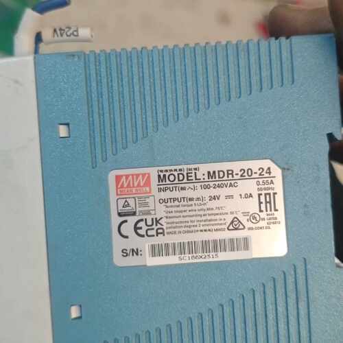 询价明纬MDR-20-24导轨电源，24V 1A，输入100-2