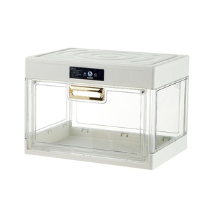 台面防尘水杯收纳盒厨房放碗筷子紫外线消毒网红茶杯具柜子置物架