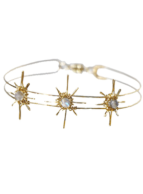 八芒星浪漫神秘风高级拉长石新品