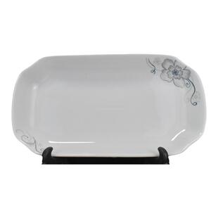 景德镇陶瓷鱼盘不规则商用蒸鱼盘子长方形大小号盘子家用鱼碟餐具