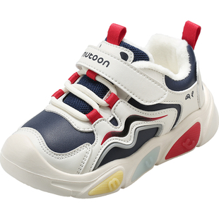 牧童学步鞋秋冬闪灯宝宝机能鞋男童鞋女童鞋子软底缓震儿童运动鞋