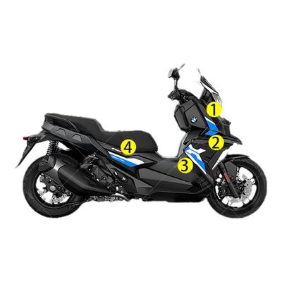 适用于宝马C400X车身拉花版画防水个性装饰贴画贴膜改装件配件