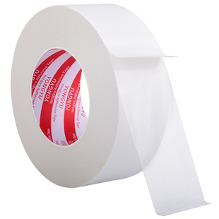 油性打弯双面胶高粘度超薄半透明两面贴易撕办公手工棉纸双面胶纸