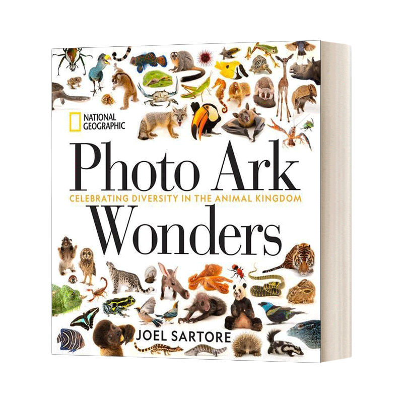 英文原版 National Geographic Photo Ark Wonders 国家地理拍摄方舟奇观 庆祝动物王国的多样性 英文版 进口英语原版书籍