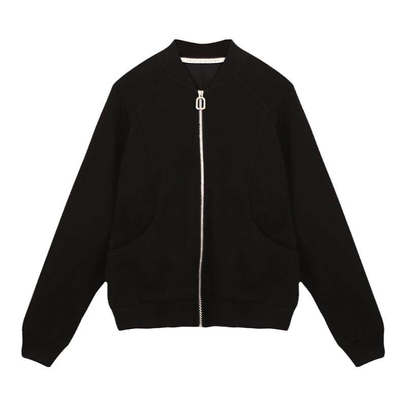 立领棒球服外套女休闲开衫上衣