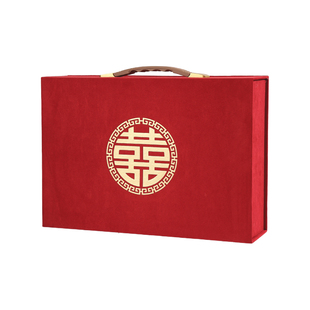 彩礼现金礼盒钱盒子订婚礼金盒结婚彩礼箱高档聘礼聘金盒10万20万