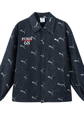 PUMA彪马儿童便服全棉牛仔外套秋