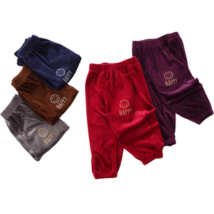 宝宝罩裤可套棉裤的裤子秋冬季婴儿休闲裤宽松弹力保暖外穿灯笼裤
