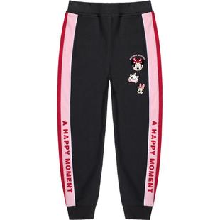 女童加绒裤子一体绒运动裤2025新款儿童冬季女孩外穿加厚薄绒卫裤