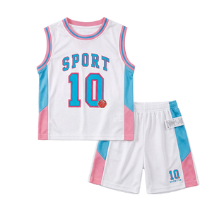 男童夏装套装2026新款儿童运动衣服速干薄款男孩夏日篮球服帅气