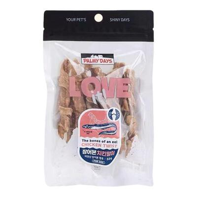 帕美德无添加鸡鸭鳗鱼骨磨牙零食