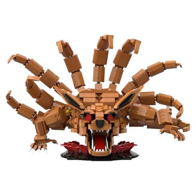 火影忍者尾兽积木套装儿童玩具