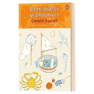 希腊三部曲2 桃金娘森林宝藏 英文原版 Birds Beasts and Relatives The Corfu Trilogy 德雷尔一家 Durrell Gerald 进口英语书籍