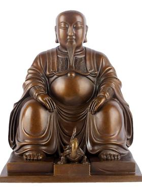 纯铜真武摆件武当山祖师爷