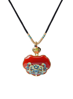 宫里上新天然红玛瑙项链